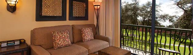 Deluxe Studio room at Disney's Animal Kingdom Villas